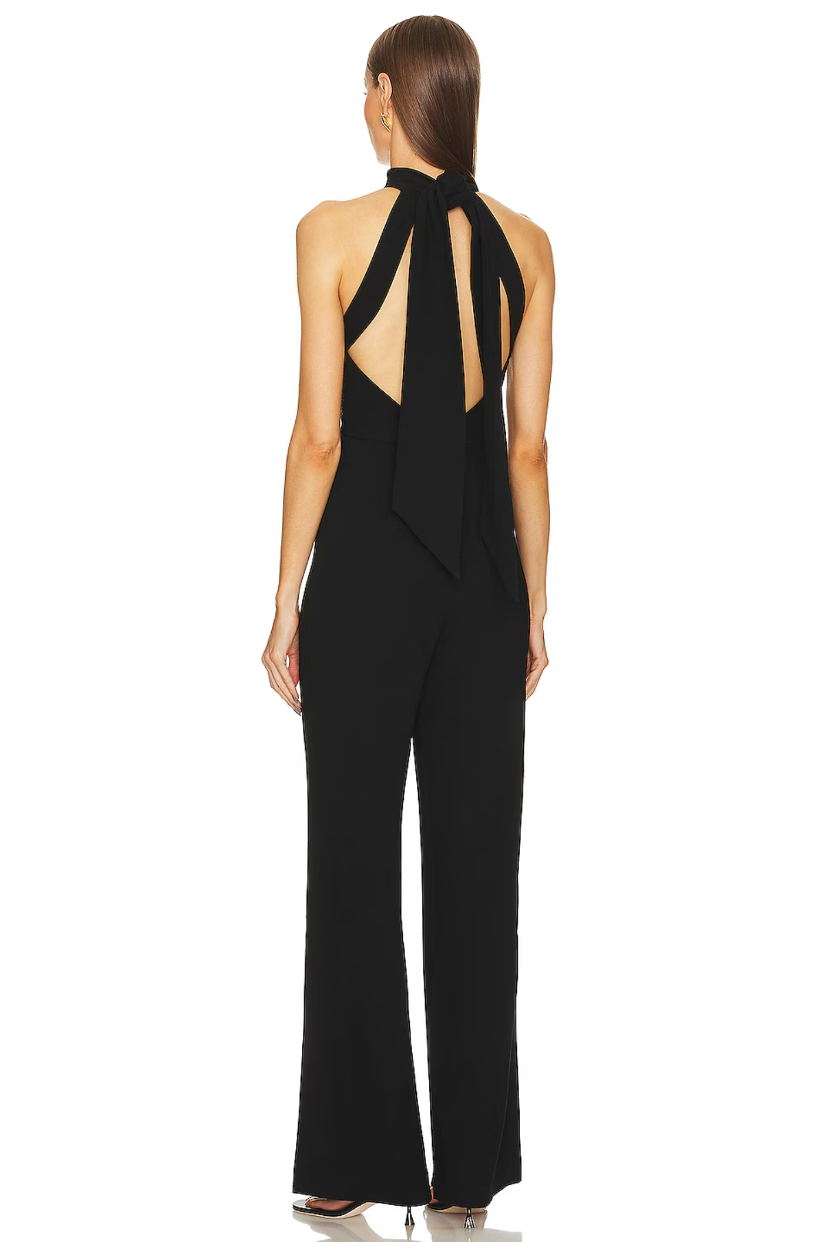 サロペット・オーバーオール・オールインワン louren back tie over jumpsuit / black ZOZOTOWN限定》【Louren/ローレン】back tie combinaison/バック