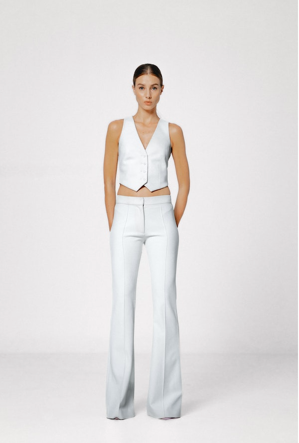 Lizzy Low Rise Flared Trousers – Retrofete
