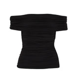 Sleeveless Rouched Top