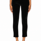 Velvet Tuxedo Cigarette Pants