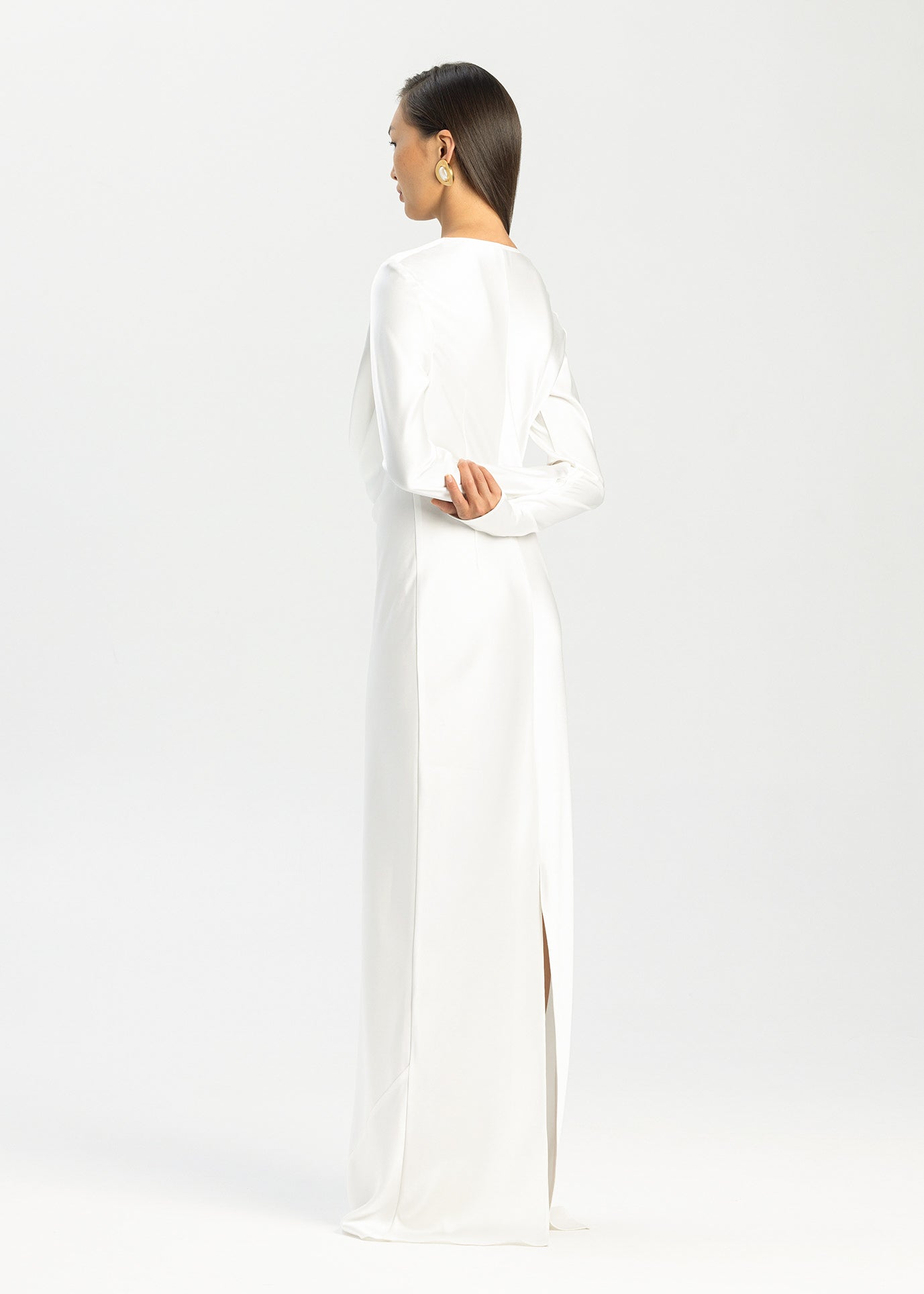Anna Cowl Evening Dress Black / M Anna Cowl Evening Dress Black / M