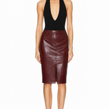 Bamboo Halter V Bodysuit