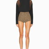 Mockneck Silk Shirt