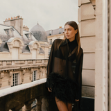 Costes Silk Feather Dress
