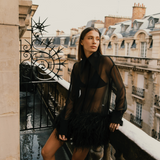 Costes Silk Feather Dress