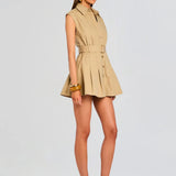 Audley Trench Mini Dress