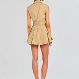 Audley Trench Mini Dress