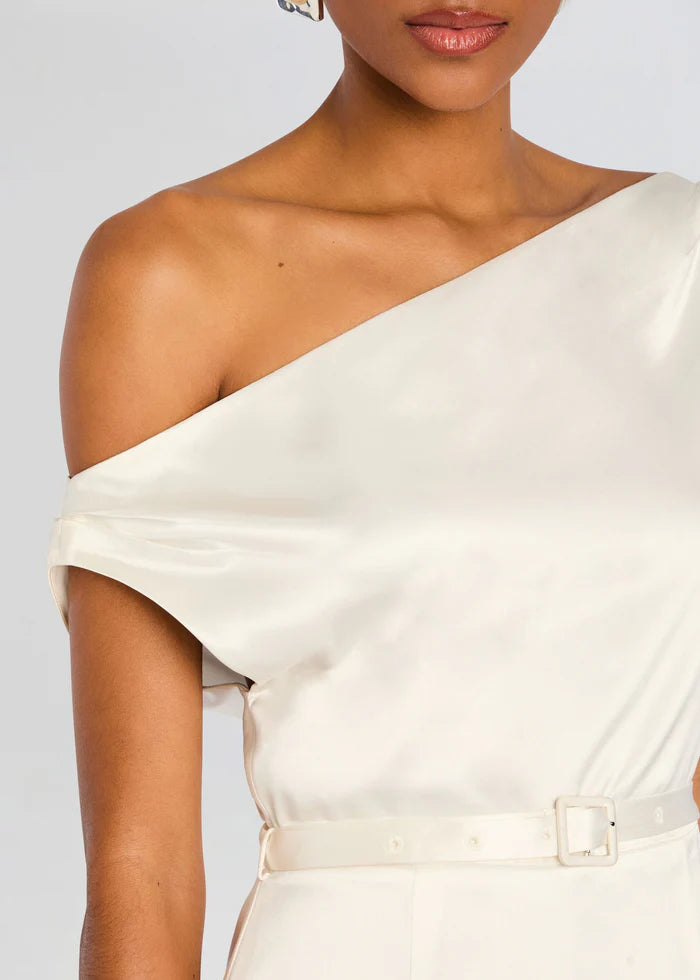Ivy Satin Off The Shoulder Mini Dress SANS FAFF Ivy Satin Off The Shoulder Mini Dress SANS FAFF