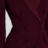 Amberly Evening Blazer Dress