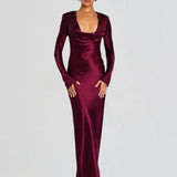 Anna Cowl Evening Dress