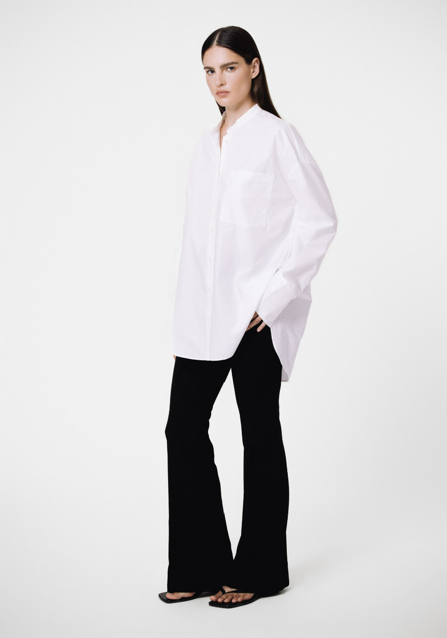 Everyday Mandarin Collar Organic Shirt