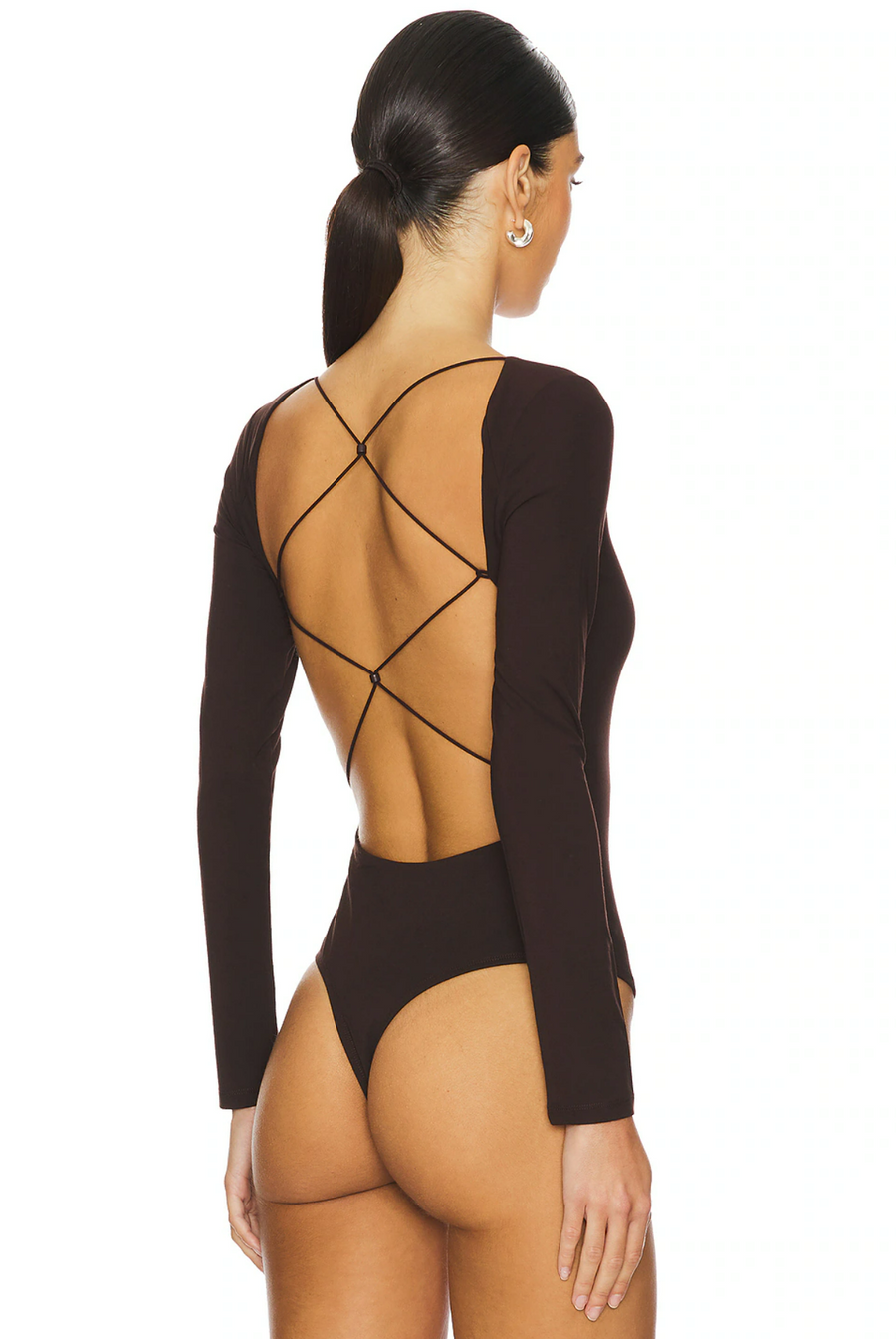 Bamboo Crossback Bodysuit