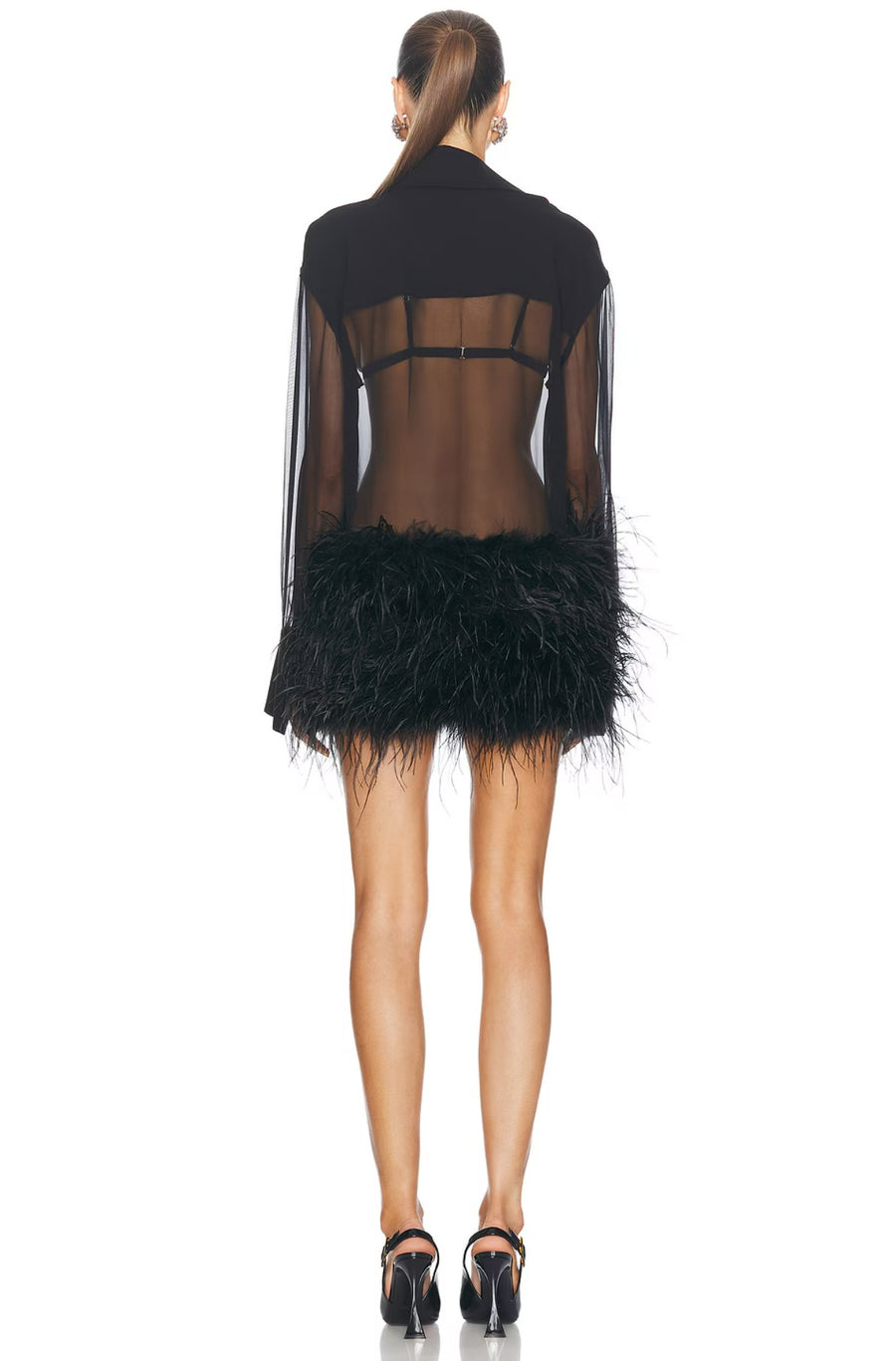 Costes Silk Feather Dress