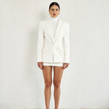 Linen Sloan Structured Blazer