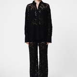 London Lace Oversized Dress Shirt