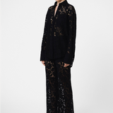 London Lace Oversized Dress Shirt