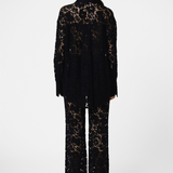 London Lace Oversized Dress Shirt