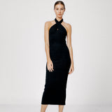 Lozza Halter Neck Maxi Dress
