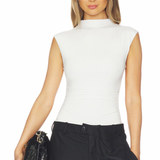 Mock Neck Bamboo Bodysuit