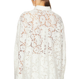London Lace Oversized Dress Shirt