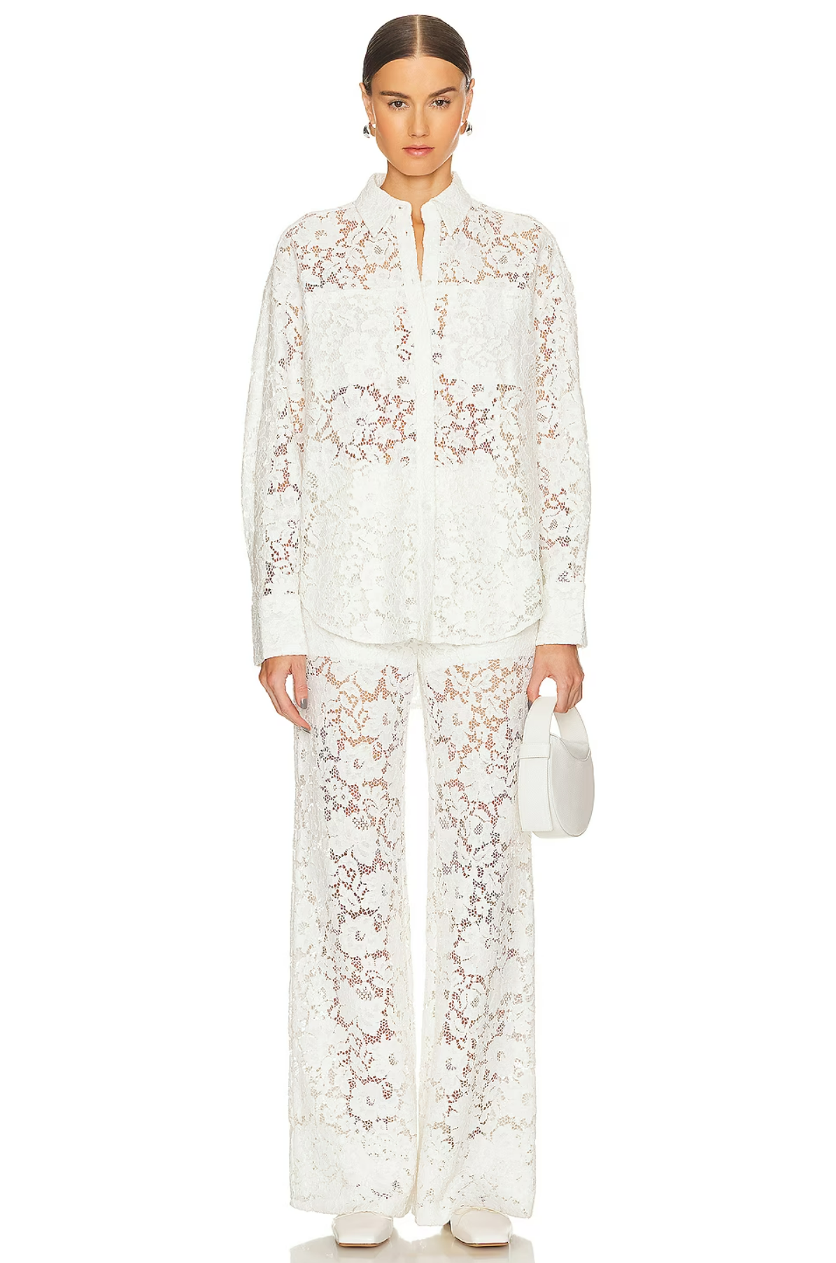 London Lace Oversized Dress Shirt London Lace Oversized Dress Shirt