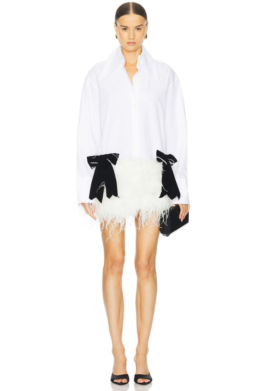 Costes Poplin Feather Dress