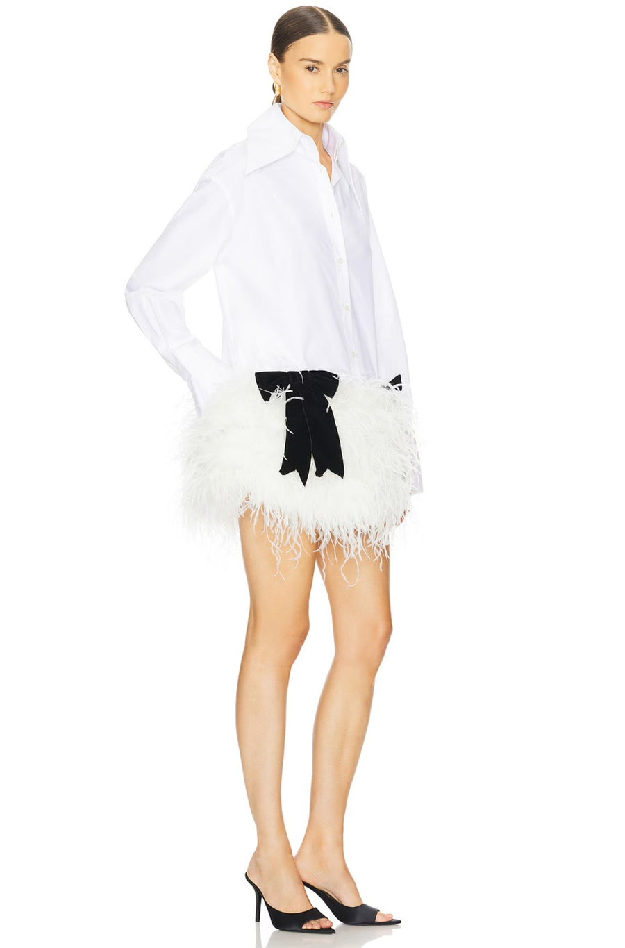 Costes Poplin Feather Dress