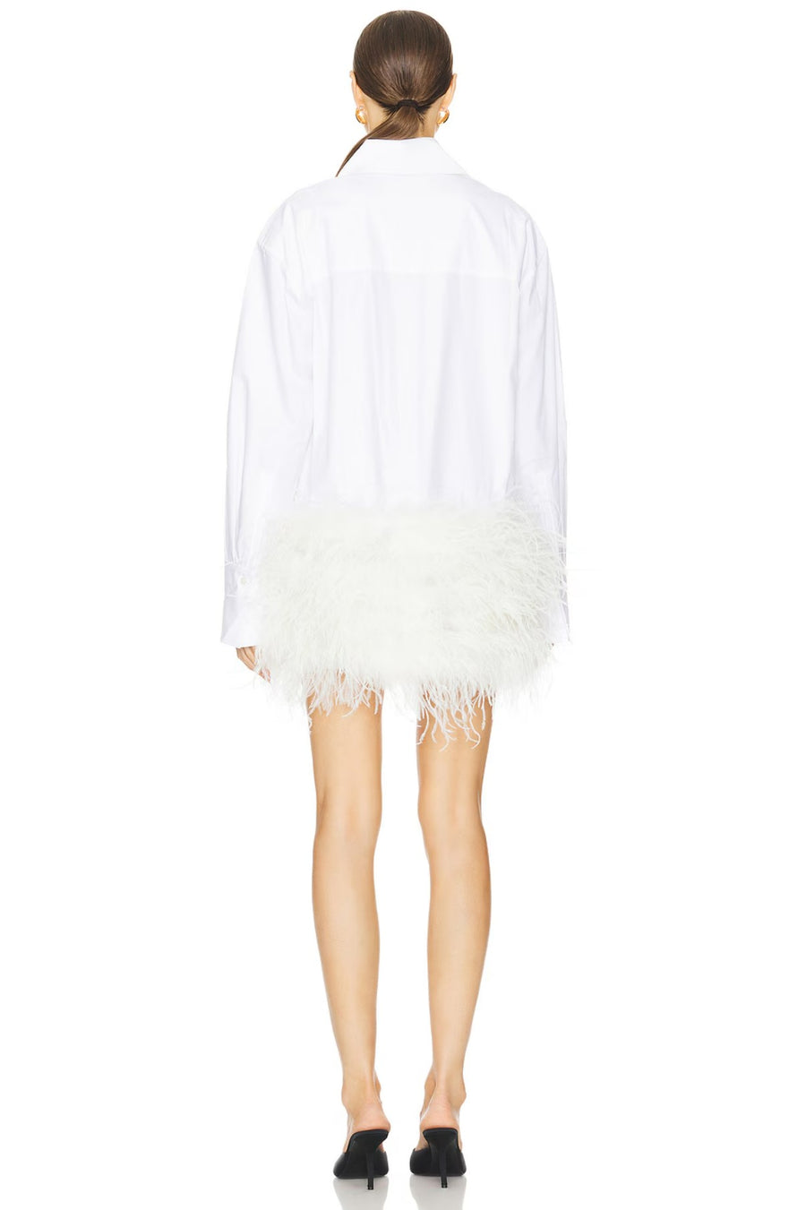 Costes Poplin Feather Dress