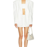 Linen Adel Oversized Dad Blazer