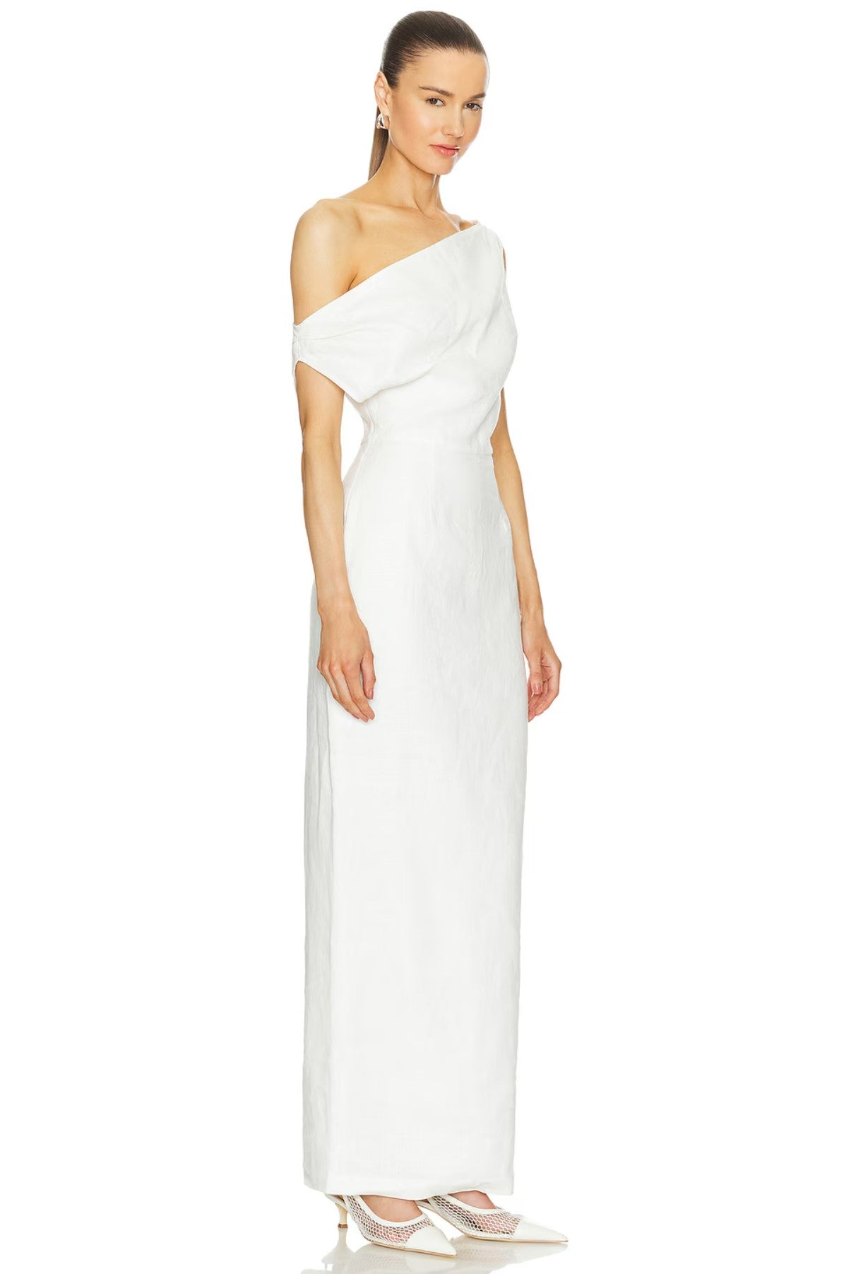Linen Off The Shoulder Maxi