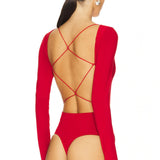Bamboo Crossback Bodysuit