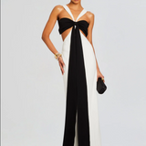 Elizabeth Bowed Evening Gown