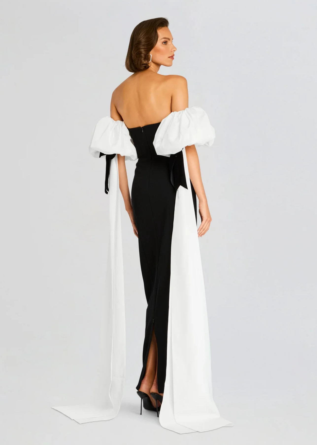 Half Moon Evening Dress Black / M