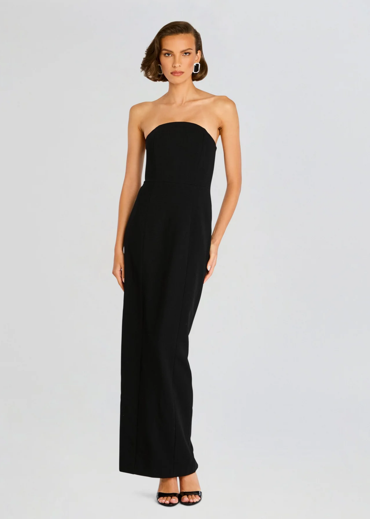 Half Moon Evening Dress Black / M