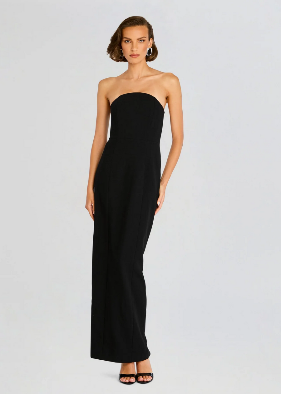 Half Moon Evening Dress SANS FAFF Half Moon Evening Dress SANS FAFF