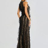 Lace Evening Dress