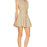 Audley Trench Mini Dress