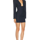 Paige Pinstripe Mini Dress
