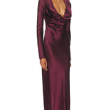 Anna Cowl Evening Dress