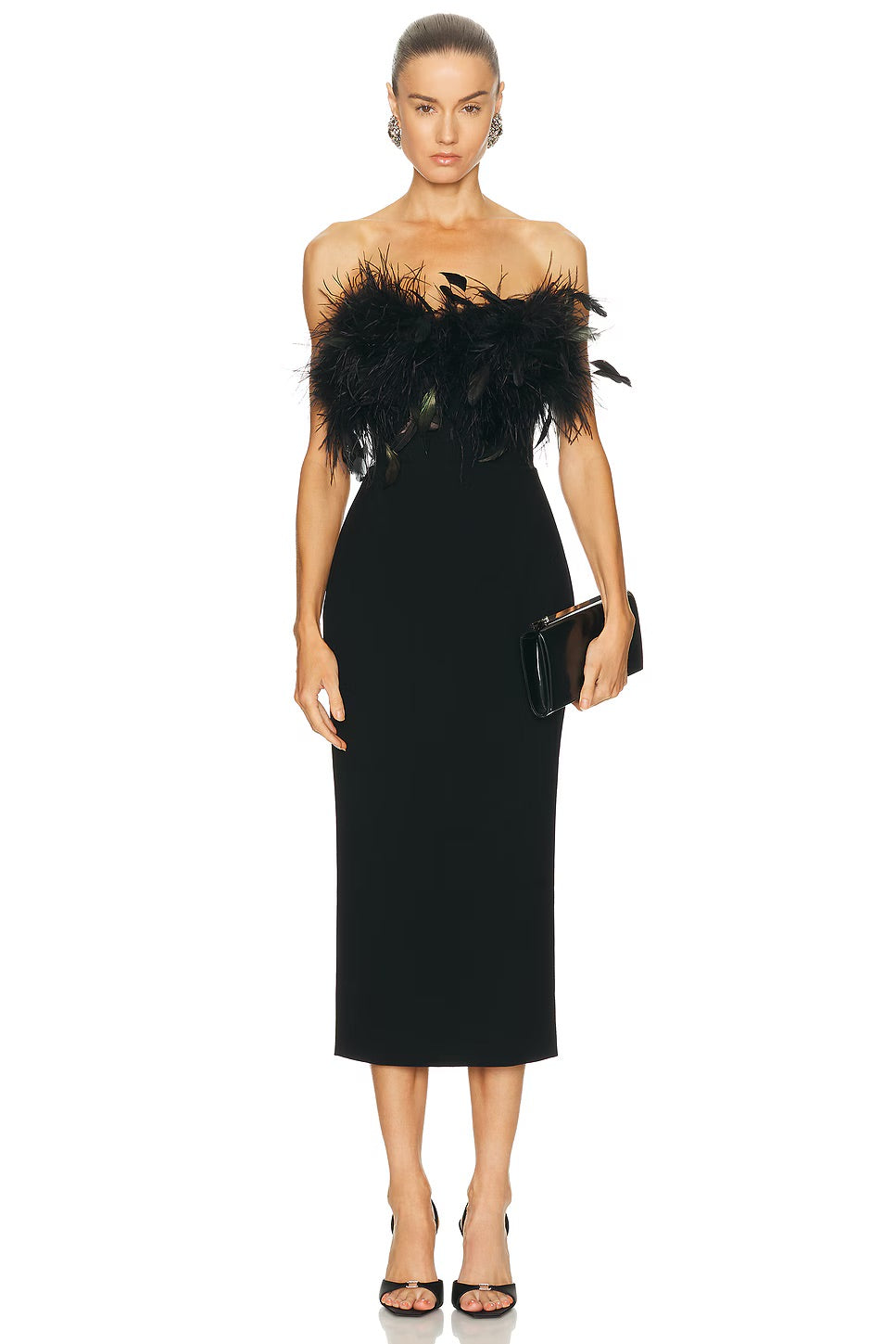 feather midi dress Feather Midi Dress
