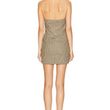Sans Faff Check Juniper Mini Dress – view 3