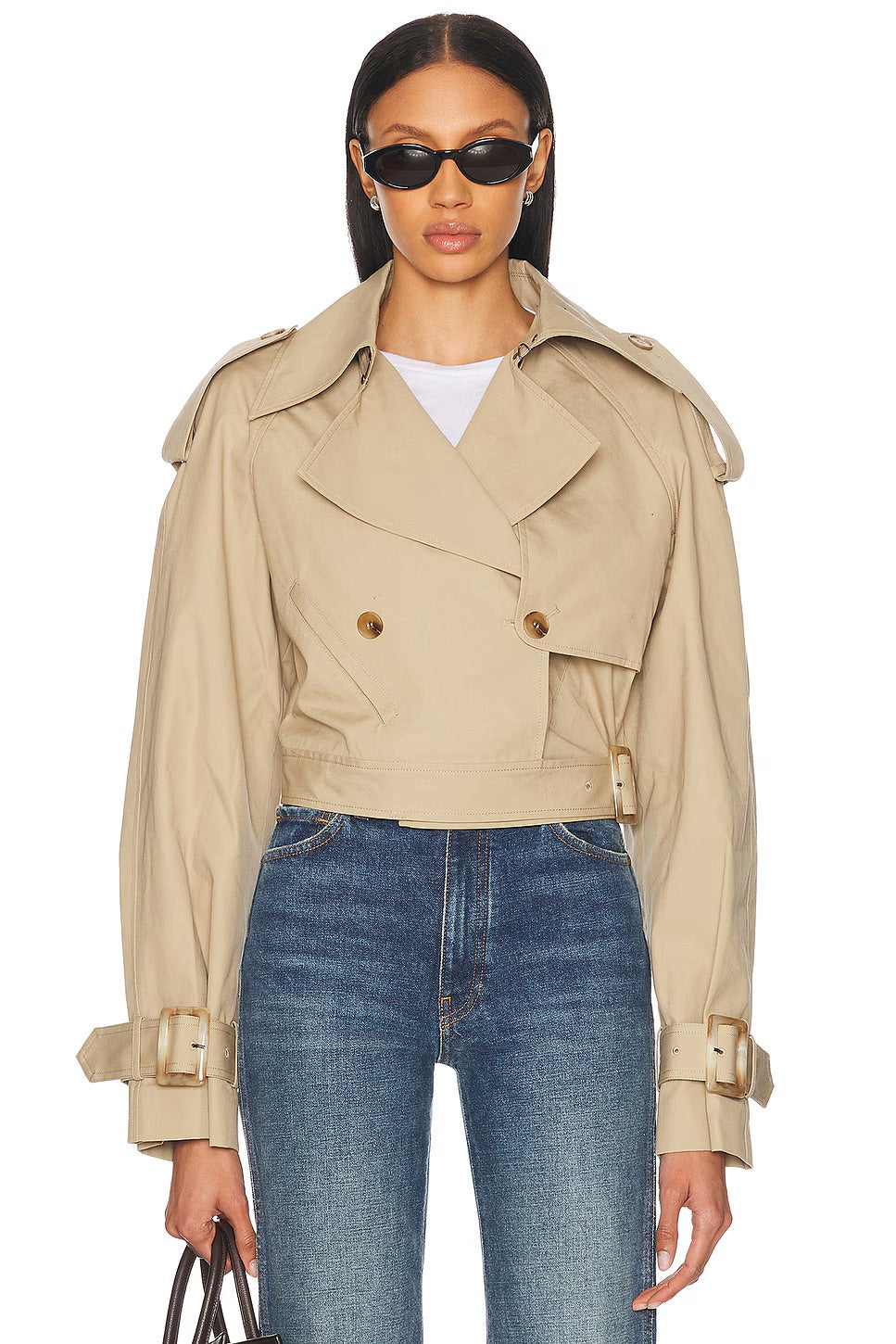 Chiltern Cropped Trench Jacket – SANS FAFF