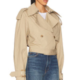 Chiltern Cropped Trench Jacket