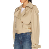 Chiltern Cropped Trench Jacket