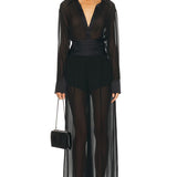 Tuxedo Palazzo Pants