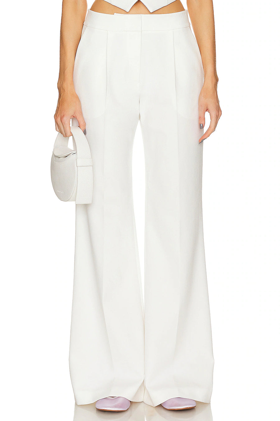 Pin Tuck Palazzo Pants