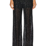 Striped Sequin Trousers