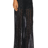 Striped Sequin Trousers