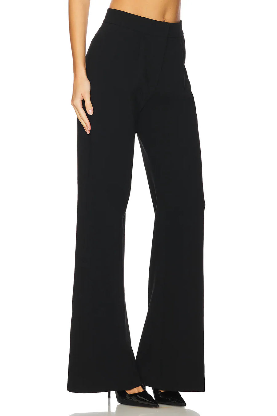 Pin Tuck Palazzo Pants