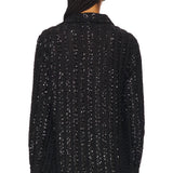 Striped Sequin Long Sleeve